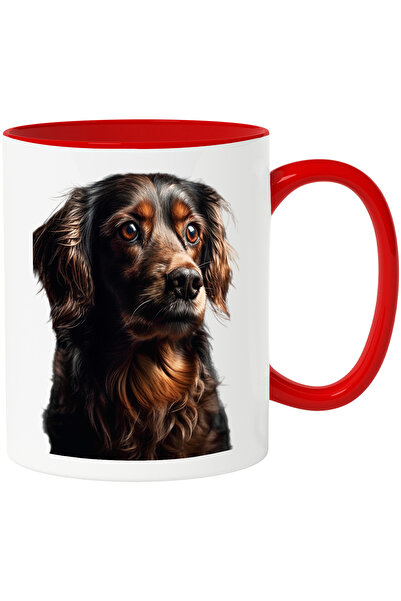 StoryGift Romania Cana Cu Portret Caine Dragut, Maroniu Cu Ochii Caprui, Blan...