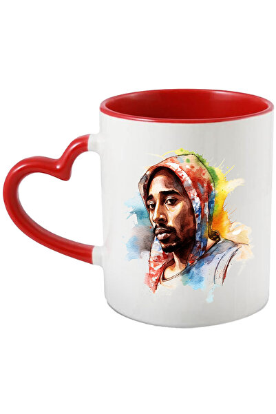 StoryGift Romania Cana Cu Portret Tupac, Hip-hop, Celebritate, Muzica, Cantar...