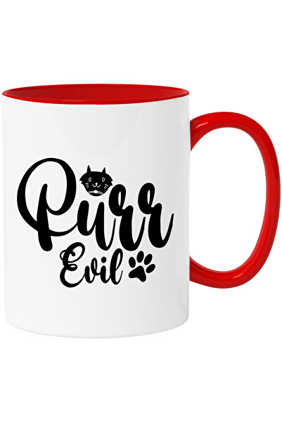 StoryGift Romania Cana Pentru Cei Care Au Pisici Rele Cu Textul "purr Evil" C...