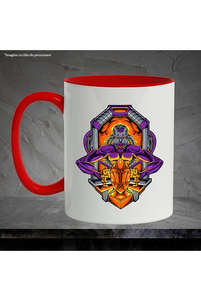 StoryGift Romania Monster Mug, Crystal, Robot, Arms, Cables, Sci Fi, Mecha, Multicolor 330 m, With ,STG