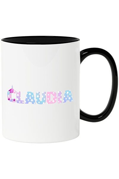 StoryGift Romania Cana Cu Numele Claudia, Unicorn, Printesa, Fairytale, Dragu...