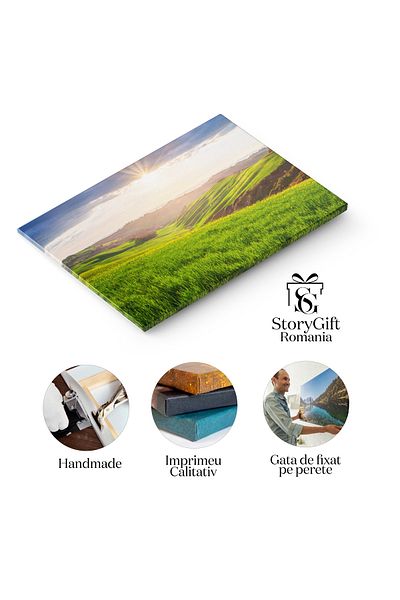 StoryGift Romania Tablou Canvas - Peisaj Rural In Toscana, Italia