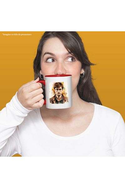 StoryGift Romania Harry Potter Mug, Book Lovers, Fictional Character, Multicolor 330 ml, Sky, With,STG
