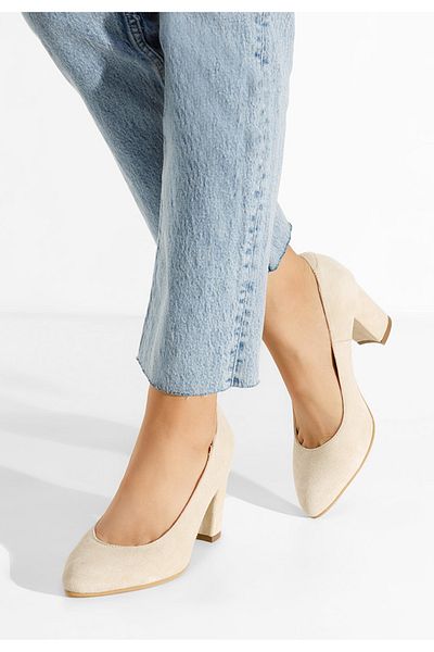 B T Shoes Pantofi Dama Piele Sienna Bej
