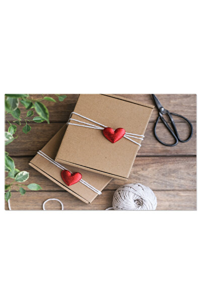 StoryGift Romania Tablou Canvas: Impachetari Cu Inima - Livrare, Funie, Inima