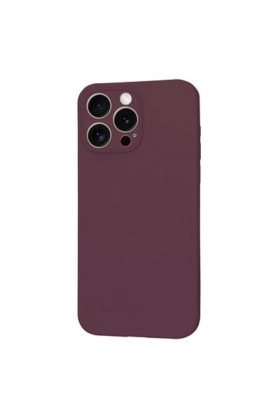 SKYDDAR INNOVATION Case for iPhone 15 Pro Max, from Velvet Silicone, SoftFlex Magsafe, Burgundy, sticker set