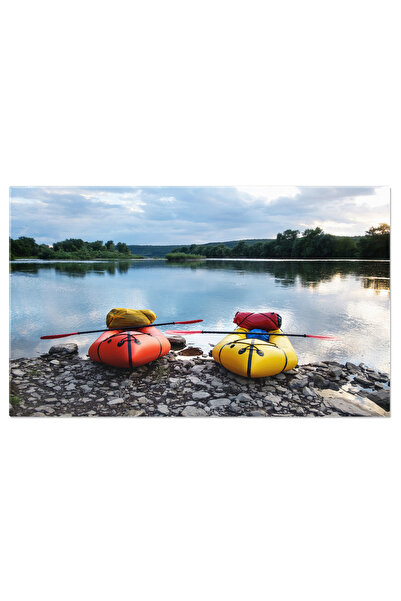 StoryGift Romania Tablou Canvas Aventura Pe Ape - Rafting Pe Rau Si Explorare...