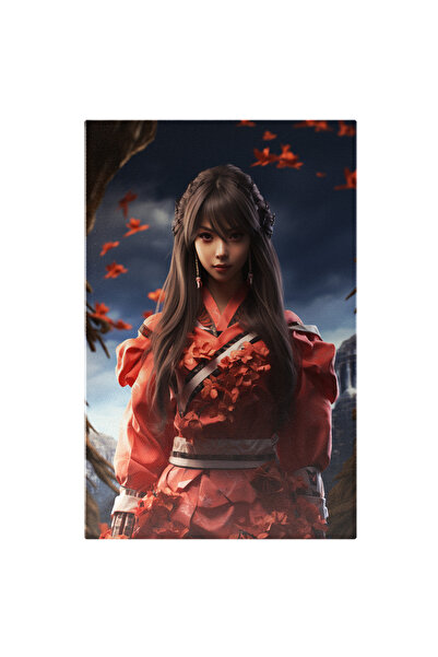 StoryGift Romania Tablou Canvas: Japoneza Draguta Brunet, Nor, Costum, Intune...