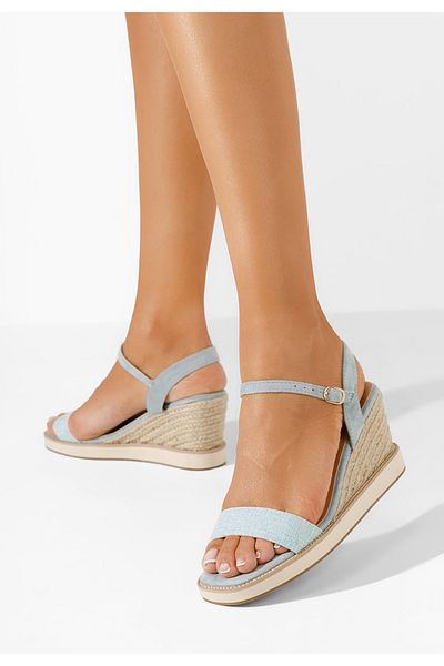 B T Shoes Sandale Cu Platforma Valesia Bleu