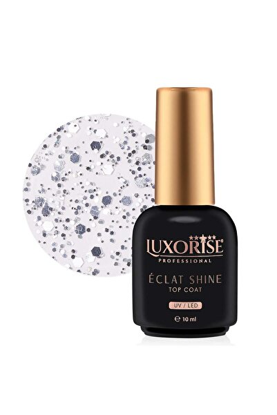 LUXORISE Top Coat - Éclat Shine Silver Shine 10ml