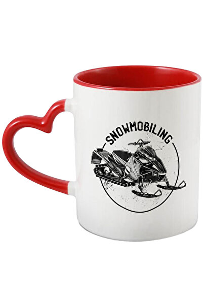 StoryGift Romania Cana Cu Mesaj Snowmobiling, Cerc, Sport, Iarna, Snow Jet, A...