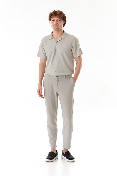 Fulla Moda Waffle Fabric Pocket Jogger Pants