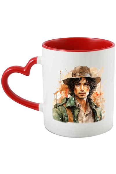 StoryGift Romania Cana Cu Michael Jackson, Artist Celebru, Cantaret, Dansator, Multicolor 330 Ml, , Cu ,stg