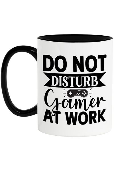 StoryGift Romania Cana Cu Ilustratie Afisand Un Controller Si Mesajul "nu Deranjati! Jucator La Mu, Cu ,stg