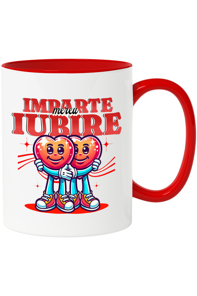 StoryGift Romania Cana Imparte Mereu Iubire Fii Bun Indragostit Inima, 330ml,...