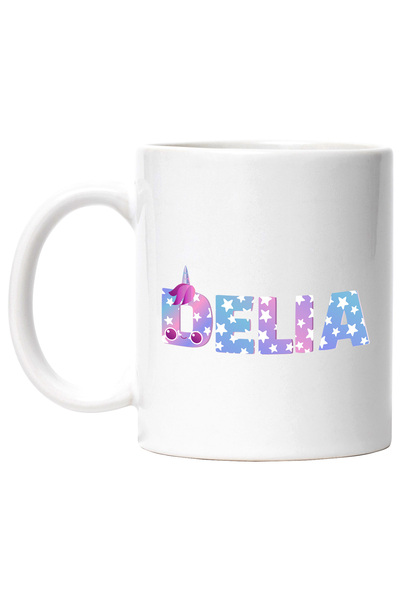 StoryGift Romania Cana Cu Numele Delia, Unicorn, Printesa, Fairytale, Dragut,...