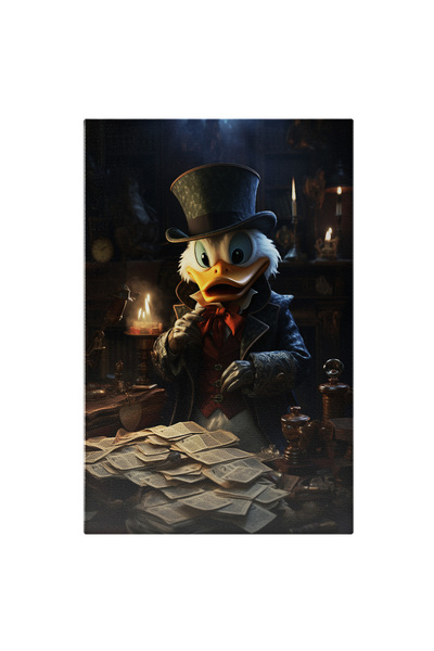 StoryGift Romania Tablou Canvas: Ratoi Enigmatic Afaceri La Lumina Lumanarilor - Fotografie Intriganta Pictura D