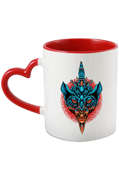 StoryGift Romania Cana Cu Cap De Liliac, Monstru, Pumnal, Zange, Cerc, Stropi...