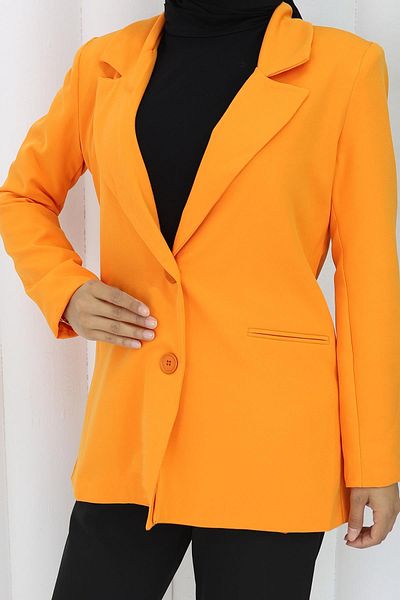 Modamihram Women's Jacket Orange 6146