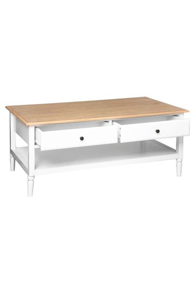 Atmosphera Solen 2-Drawer Rectangular Coffee Table 47 x 60 x 110 cm