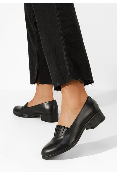B T Shoes Pantofi Cu Toc Mic Lofty Negri