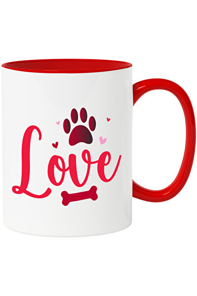 StoryGift Romania Cana Cu Inimioare, Labuta Si Os Pentru Iubitorii De Caini C...