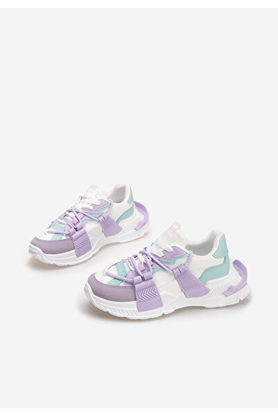 B T Shoes Fialové dámské tenisky Amelina