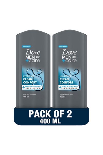 Dove Men+Care Clean Comfort For Body, Face & Hair Wash