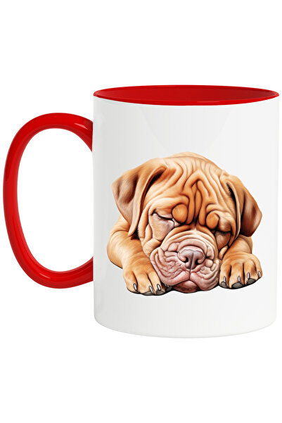 StoryGift Romania Cana Cu Un Catel Care Doarme | Ilustratie | Maro | In Lumea...