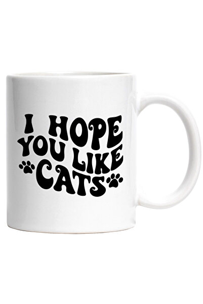 StoryGift Romania Cana Cu Labute Si Textul "sper Ca Iti Plac Pisicile" - Anim...