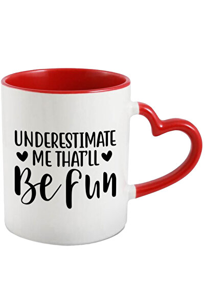 StoryGift Romania Cana Cu Inimioare Si Textul "subestimeaza-ma! Lucrul Acela ...