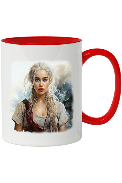 StoryGift Romania Cana Cu Daenerys Targaryen, Urzeala Tronurilor, Serial TV, Fantezie Multicolor 330 m, Cu