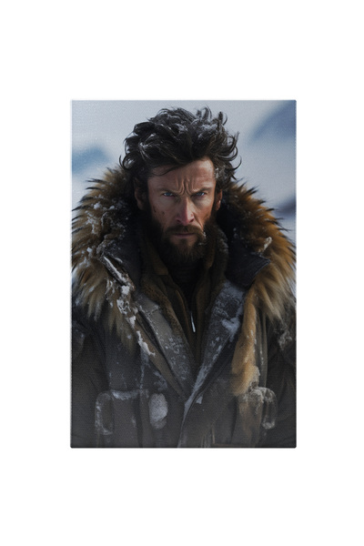 StoryGift Romania Tablou Canvas: Imaginea Unui Barbat Fioros Nins - Fotografi...