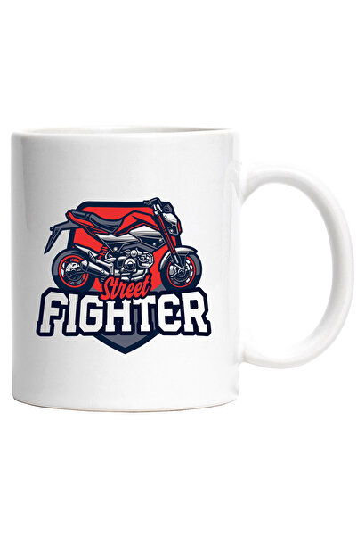 StoryGift Romania Cana Cu Mesaj In Engleza Street Fighter, Emblema, Motocicle...