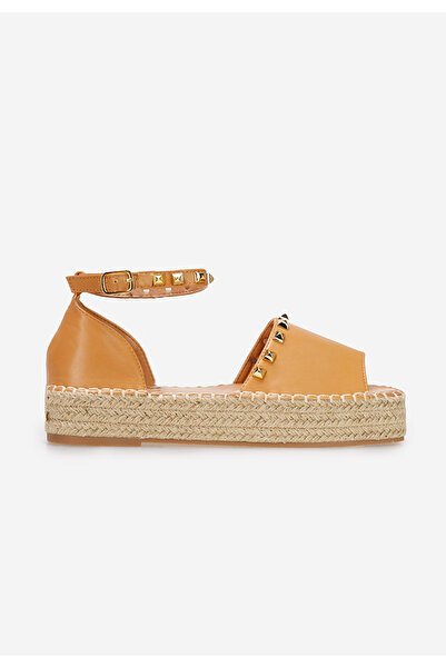 B T Shoes Hnědé dámské espadrilky Firmosa