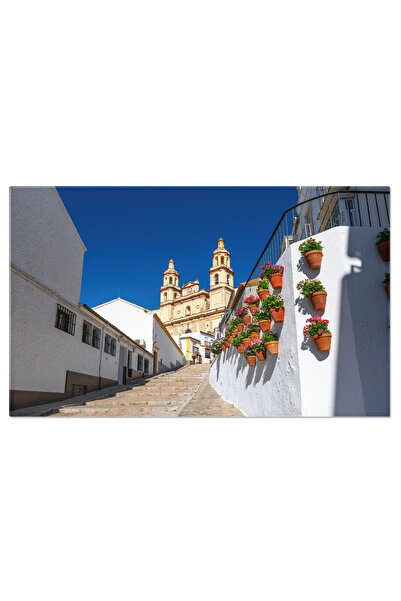 StoryGift Romania Tablou Canvas 120 x 80CM Biserica Nuestra Señora de la Enca...