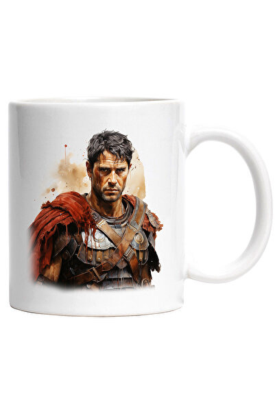 StoryGift Romania Cana Cu Russell Crowe, Gladiator, Film, Actor, Maximus, Multicolor 330 Ml, Ceram, Cu ,stg