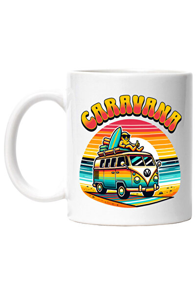 StoryGift Romania Cana Caravana Relaxarii Barbat Pe Plaja Apus De Soare, 330m...