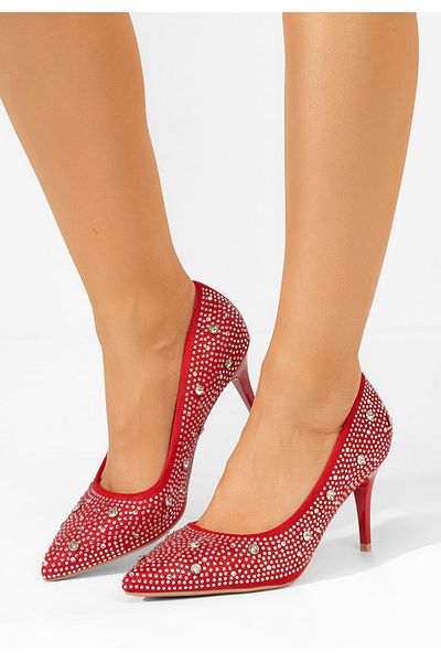 B T Shoes Tereasa Red Stiletto Shoes