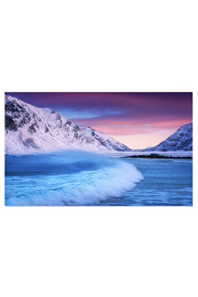 StoryGift Romania Tablou Canvas: Peisaj De Iarna La Utakleiv, Norvegia