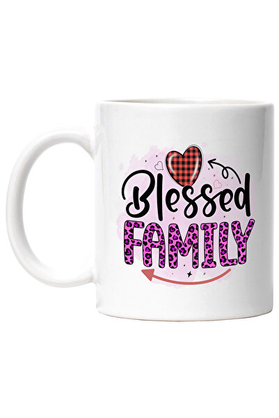 StoryGift Romania Cana Cu Mesajul "blessed Family", Ilustratie, Familie, Rude...