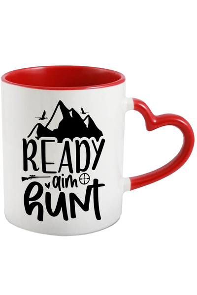 StoryGift Romania Cana Cu Textul "ready, Aim, Hunt" - Pregatiti-va Tintiti Va...