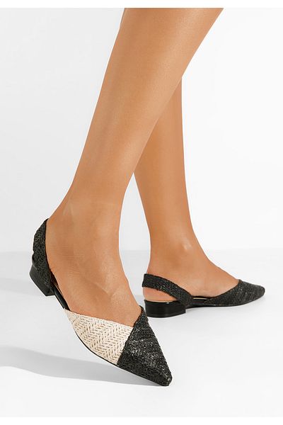 B T Shoes Pantofi Cu Toc Mic Amira Negri