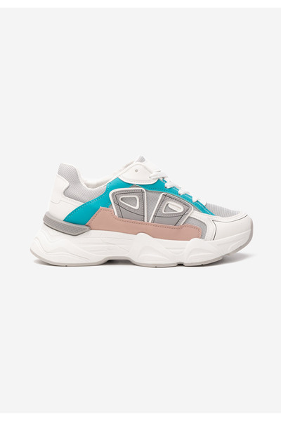 B T Shoes Bílé dámské tenisky Asora