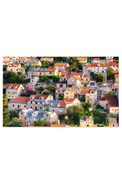 StoryGift Romania Tablou Canvas Strada Veche In Orasul Dubrovnik, Croatia Cal...