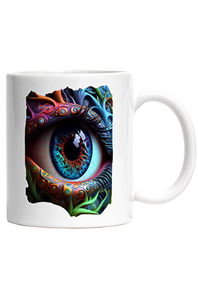 StoryGift Romania Cana Cu Ochi, Gene, Fantasy, Arta Abstracta, Psihedelic, Mu...