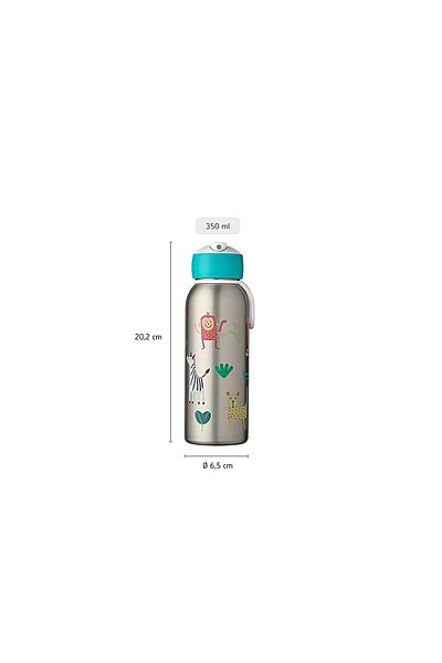 Mepal Insulated Bottle Flip up Campus Foldable Thermos Water Bottle 350 ml - Frozen