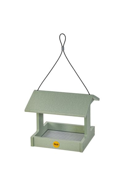 Birds Choice Recycled Plastic Fly-Thru Hanging Bird Feeder 8.25 x 9.5 x 8.75 Inch
