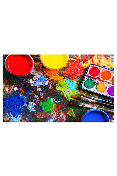 StoryGift Romania Tablou Canvas - Arta Cu Acuarela: Creativitate Colorata