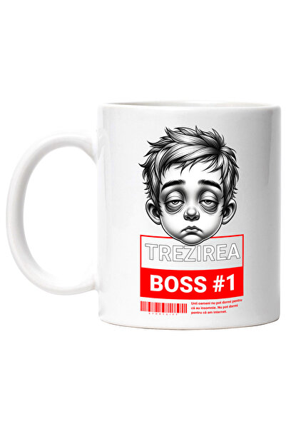 StoryGift Romania Cana Chip Copil Obosit Trezirea Primul Boss Al Zilei, 330ml...